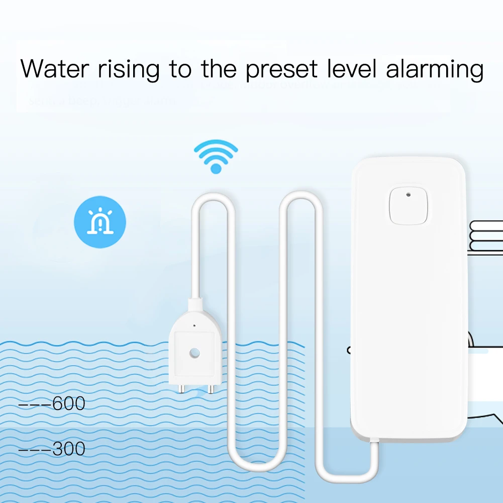Умный датчик утечки воды Wi-Fi детектор оповещение о потоке система сигнализации