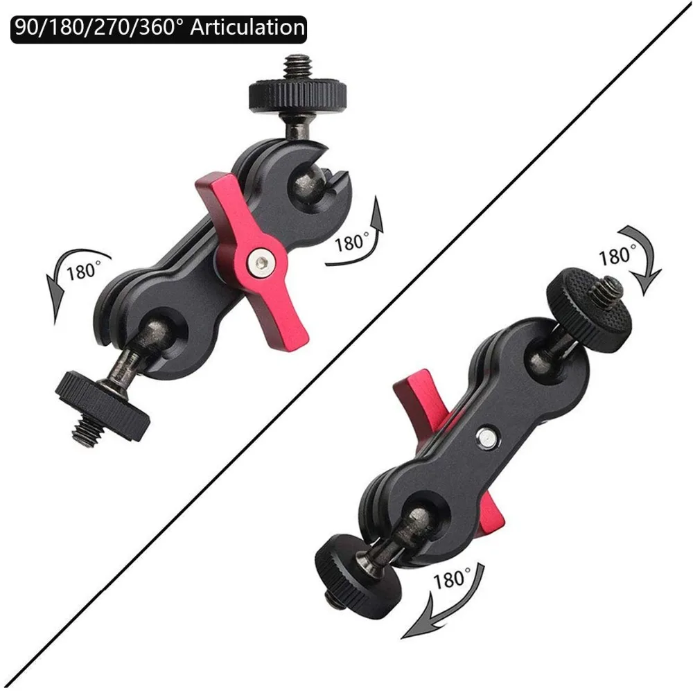 Многофункциональный шаровой головкой зажим шариковое Крепление зажим Magic Arm Super Clamp 1/"-20 резьба для gps-телефона камера монитор/светодиодный свет