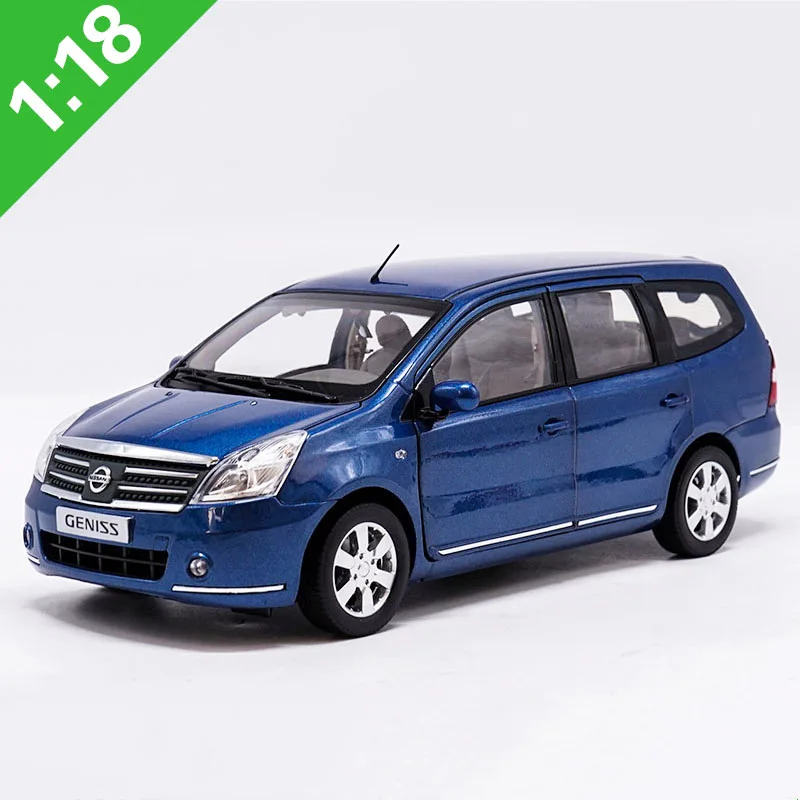 

Бутик 1:18 Nissan GENISS MPV 6-дверная модель из сплава, модель автомобиля из литого под давлением, современный коллекционный подарок, бесплатная дост...