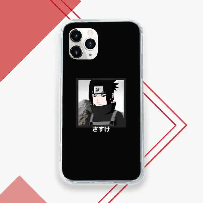 

Naruto Anime Phone Case Transparent for iPhone 11 12 mini pro XS MAX 8 7 6 6S Plus X 5S SE 2020 XR