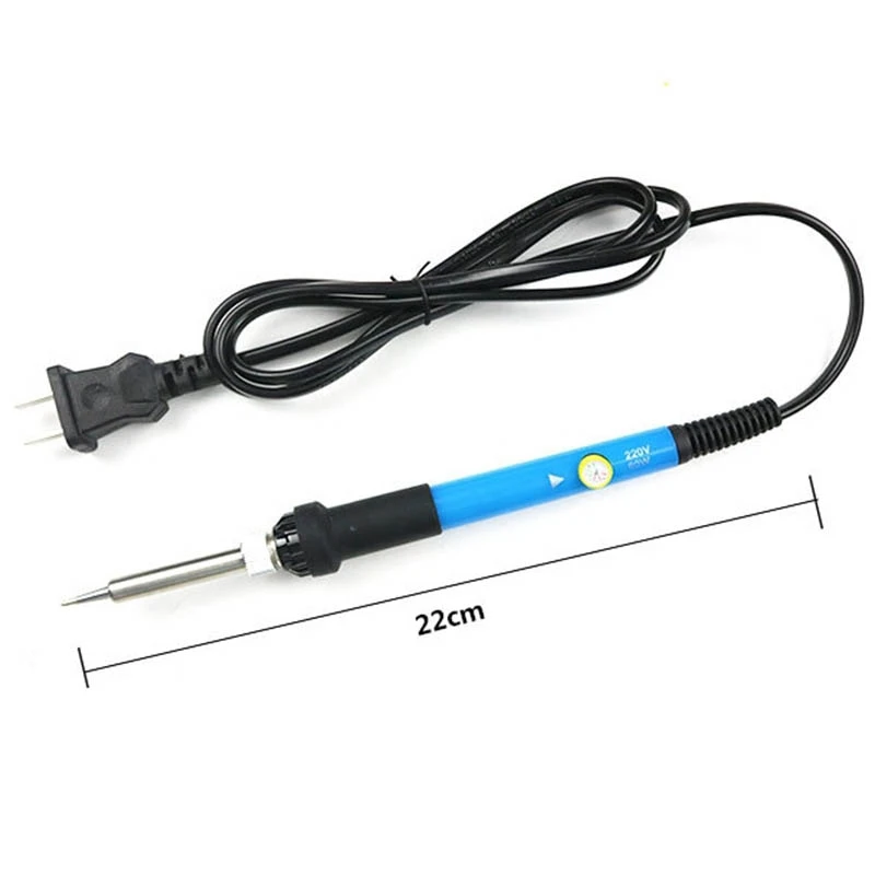 

Soldering Iron Kit Adjustable Temperature 220V 60W Solder Welding Tools Soldering Tips with 5Pcs Soldering Tips CN Plug