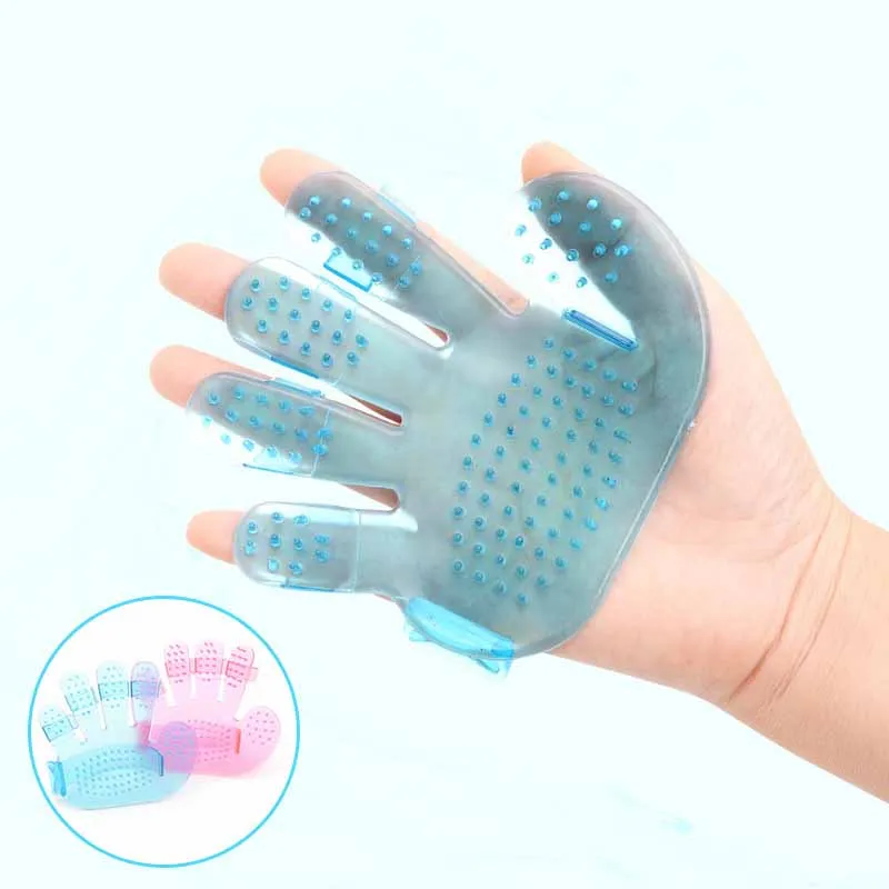 

Aapet 1pc PVC Pet Dog Cat Grooming Brush Gloves Dog Cat Hair DeShedding Accessories Pet Comb Gloves Dog Cleaning Massage Gloves