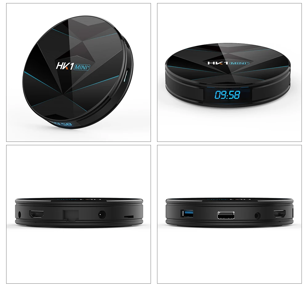 Touyinger HK1 мини палка для селфи+ Android 9,0 ТВ коробка RK3318 Quad-Core 64bit Cortex-A53 2/4GB 16 GB/32 GB/64 GB 2,4G/Wi-Fi 5 ГГц Wi-Fi Bluetooth H.265 4K USB