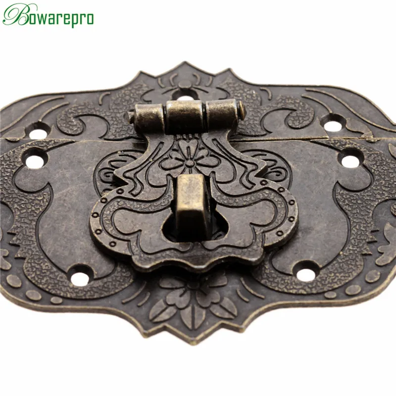 76x57 мм Мини Античная латунная коробка для ювелирных изделий Подарочная чехол