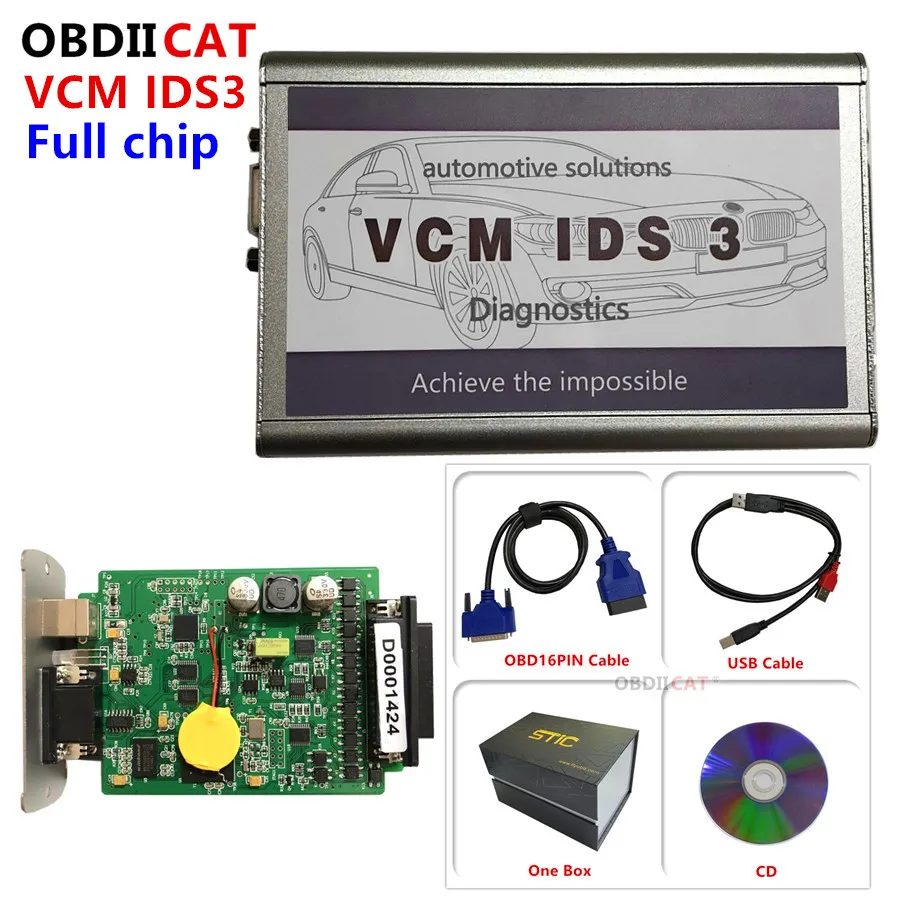 Топ продаж V107.01 Fly VCM IDS OBD2 диагностический инструмент DHL