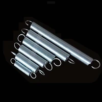 10pcs extension spring 0 8mm tension spring with hook zinc plated wire dia 0 8mmod 78mmlength 20 60mm