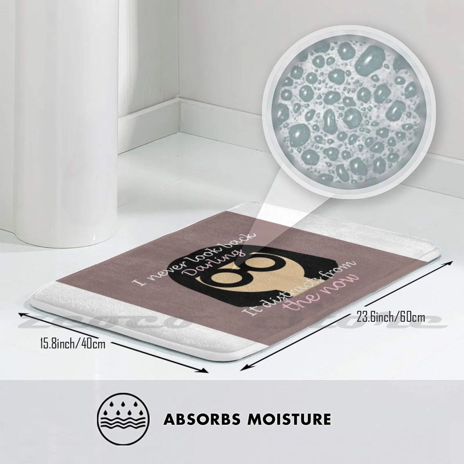 Коврик Edna с цитатами коврик нескользящий впитывающий воду дверной удивительный