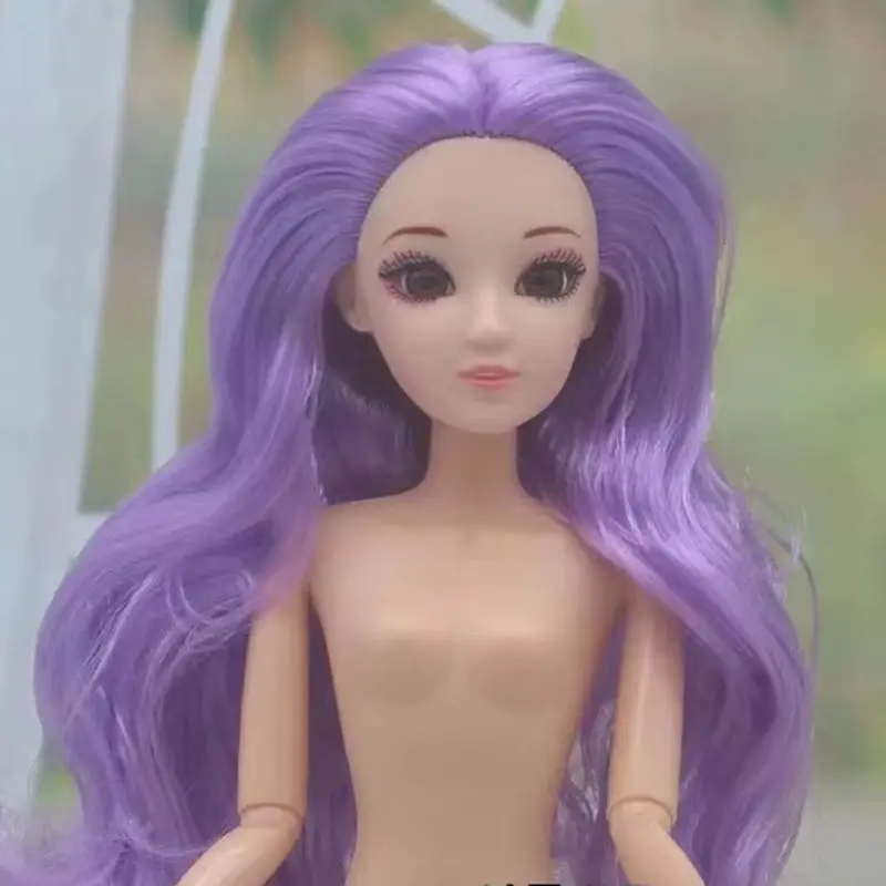 

Лидер продаж, детские игрушки, аксессуары для кукол, розовый, фиолетовый, белый, черный, коричневый цвет, волосы, Кукольная голова для Барби, ...