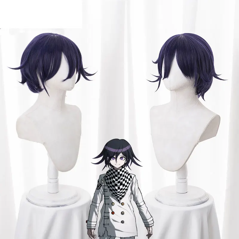 Парик Danganronpa V3: killy Harmony Ouma Kokichi для мужчин и мальчиков короткий прямой аниме-парик