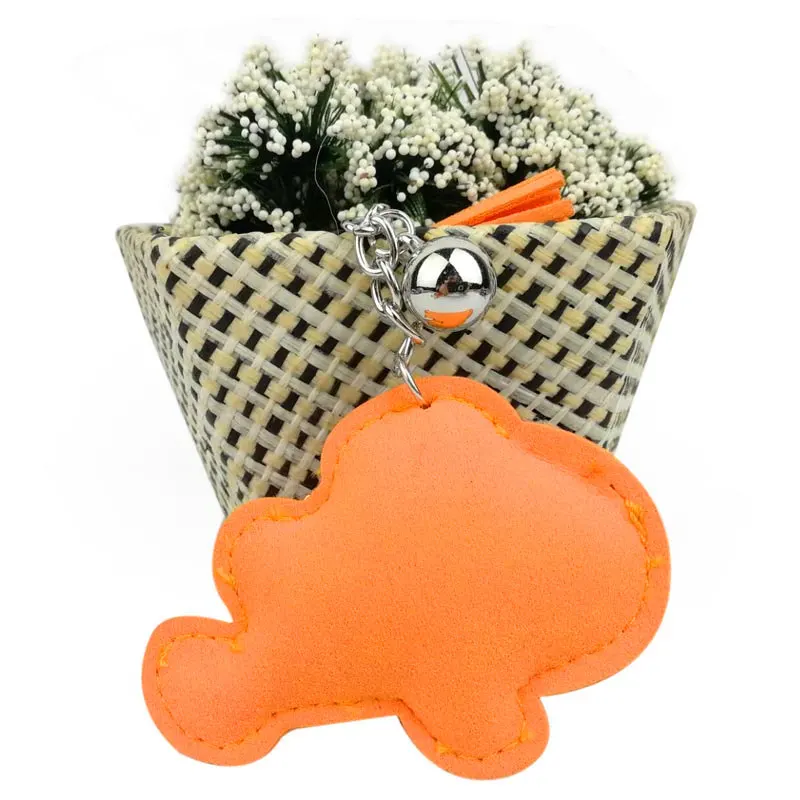 Брелок в виде рыбы-клоуна стразы с кристаллами брелок для автомобиля украшения