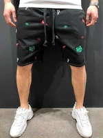 2020 summer mens shorts casual loose cropped trousers sports shorts loose knit straight casual pants cotton short pants new 4xl