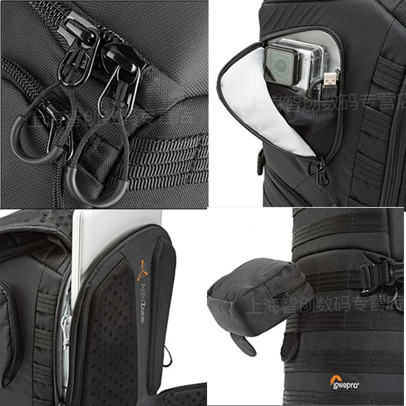 Hot Lowepro ProTactic 350 AW DSLR Camera Photo Flash Case Bag And Laptop Backpack