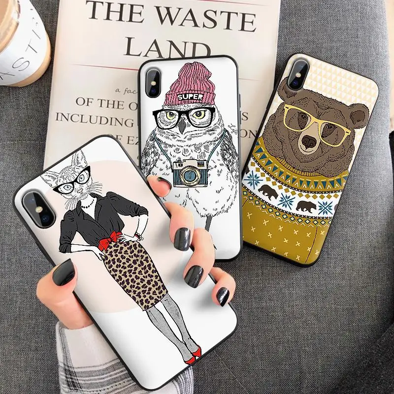 Мягкий силиконовый чехол для телефона iPhone XR TPU 5 5SE 6 6S 7 Plus 8Plus XS X Xr Max 9 с