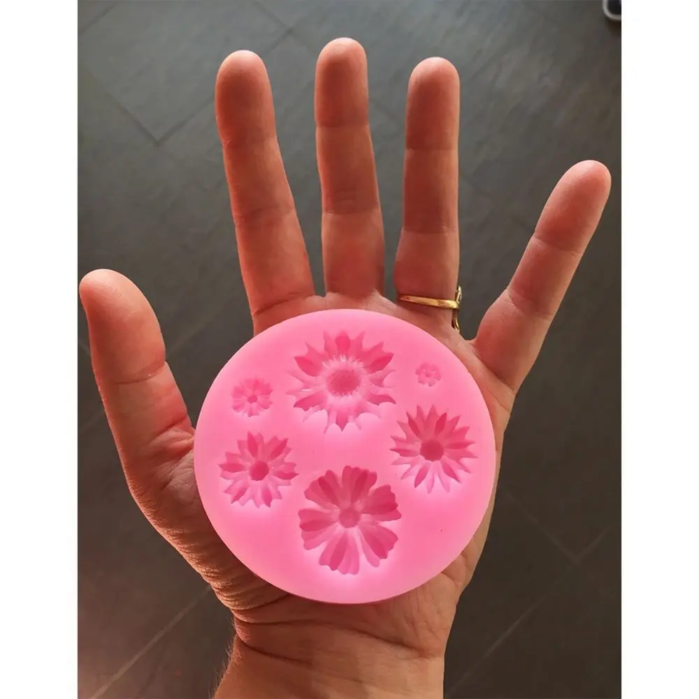 

1PC 3D Flower Silicone Molds Fondant Craft Cake Candy Chocolate Sugarcraft Ice Pastry Baking Tool Mould Soap Mold Cake Decorator