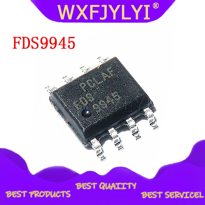 10 шт./лот FDS9945 ЖК высокого напряжения MOS трубка FDS9945N 9945N AO9945 SI9945 новый оригинальный