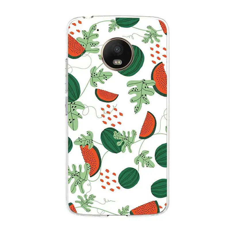 

Watermelon All Case Cover For Motorola G9 Play G9 Plus G7 Plus G8 Power Lite Soft Silicone Cases For Moto G5 G5S G6 E5 Back Cove
