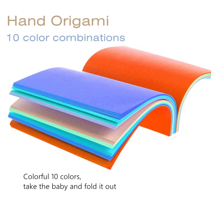 Хорошая бумага для оригами цветная ручной работы детского сада офиса 80 г 100