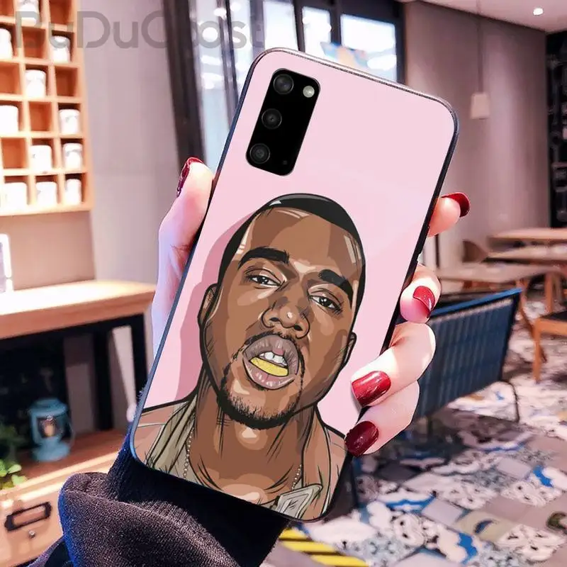 

Hrmes Kanye West Phone Case for Samsung Galaxy S10 Plus S10E S6 S7 edge S8 S9 Plus S10lite S20 Plus S20 Ultra
