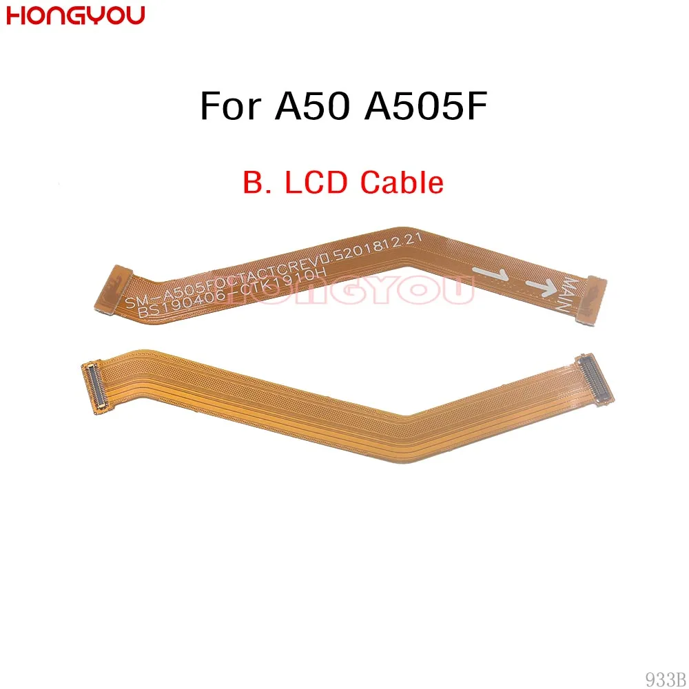 ЖК-дисплей основная плата подключения Материнская гибкий кабель для Samsung Galaxy A50