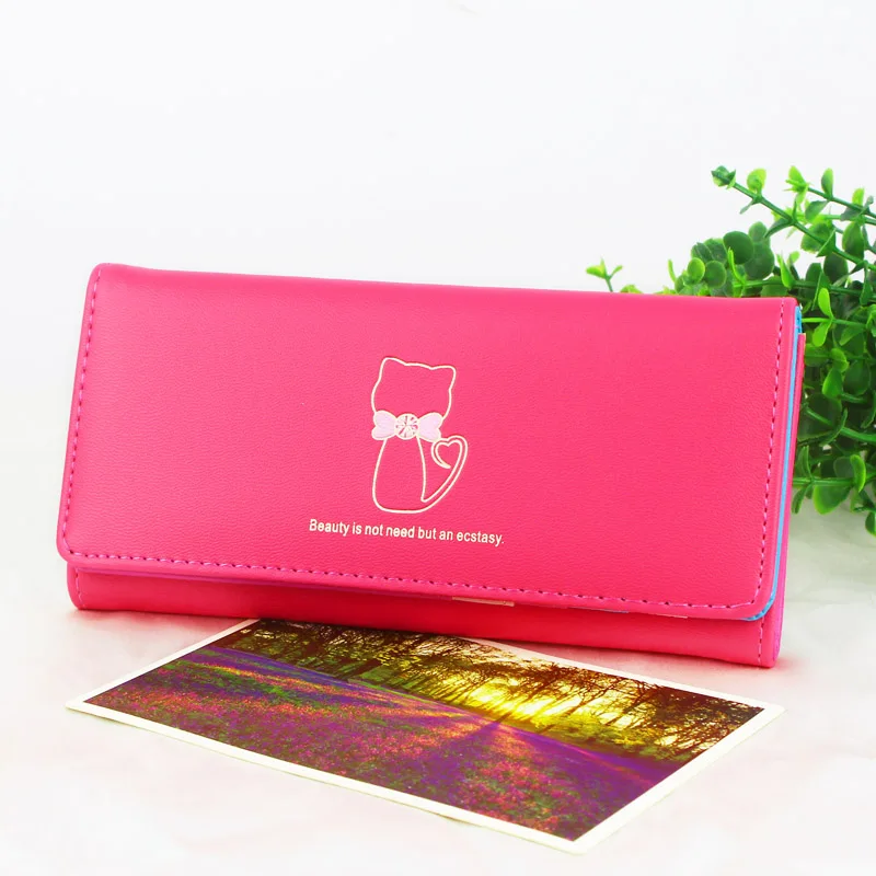 Дамские кошельки кошелек с кармашком для монет женские длинный держатель карт