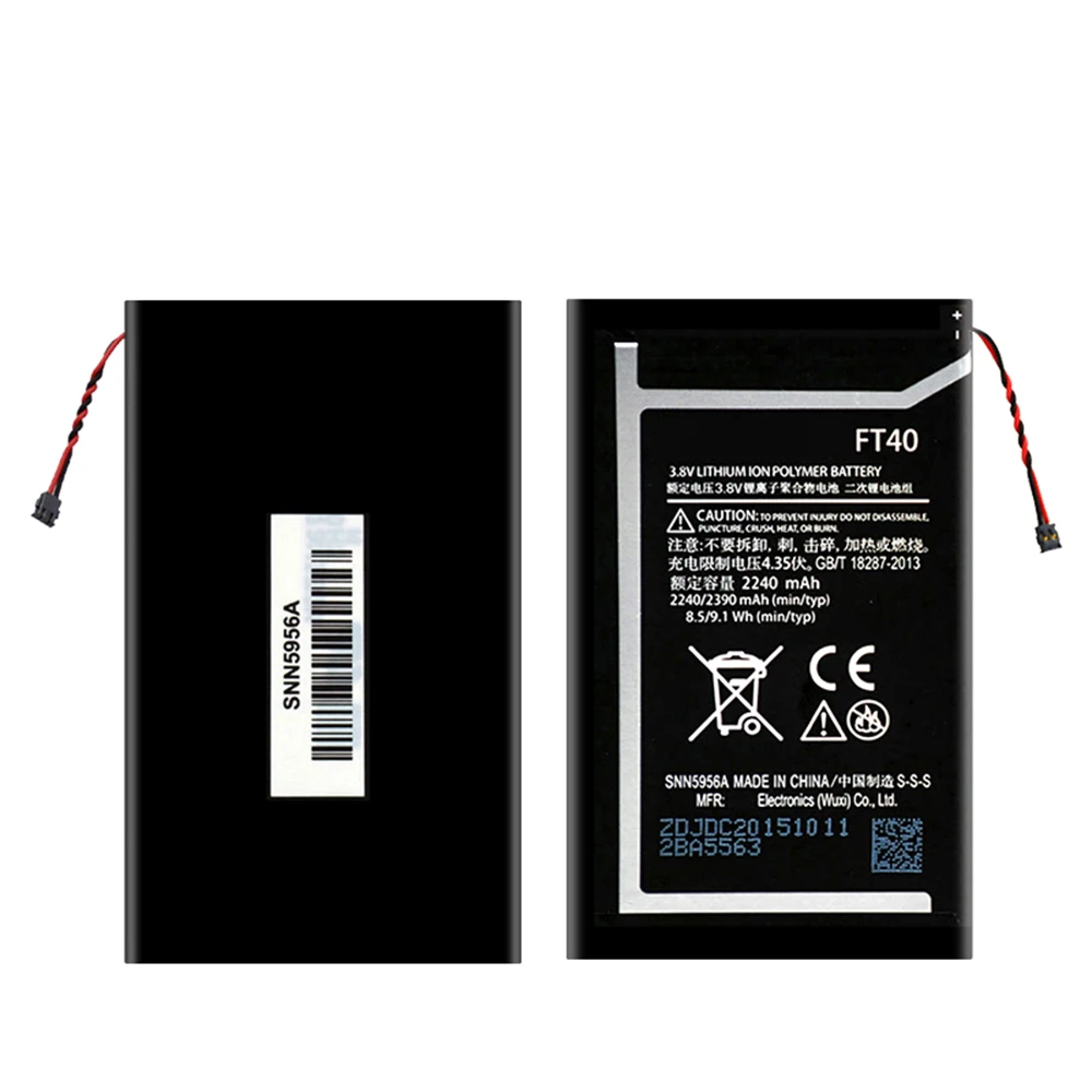 100% новый аккумулятор FT40 для Motorola Moto E 2nd E2 XT1526 1528 XT1063 XT1077 XT1527 XT1511 XT1505 XT1524 2240/2390 мАч
