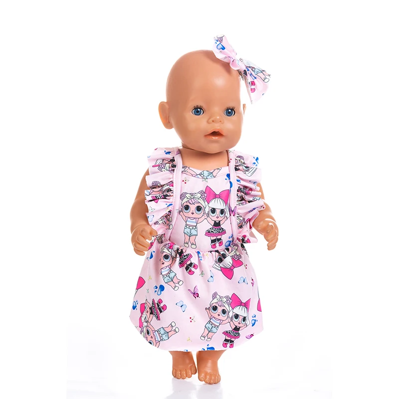Born New Baby Doll Одежда Подходит для 18 дюймов 40-43 см красный, синий и зеленый Русалка Кукла Одежда Аксессуары для ребенка подарок на день рождения - Цвет: q-109