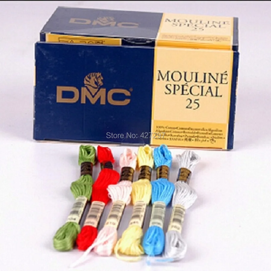 8 7 ярд 30 шт./лот DMC вышивка нитью/вышивка крестом нить выберите любые цвета | Дом и