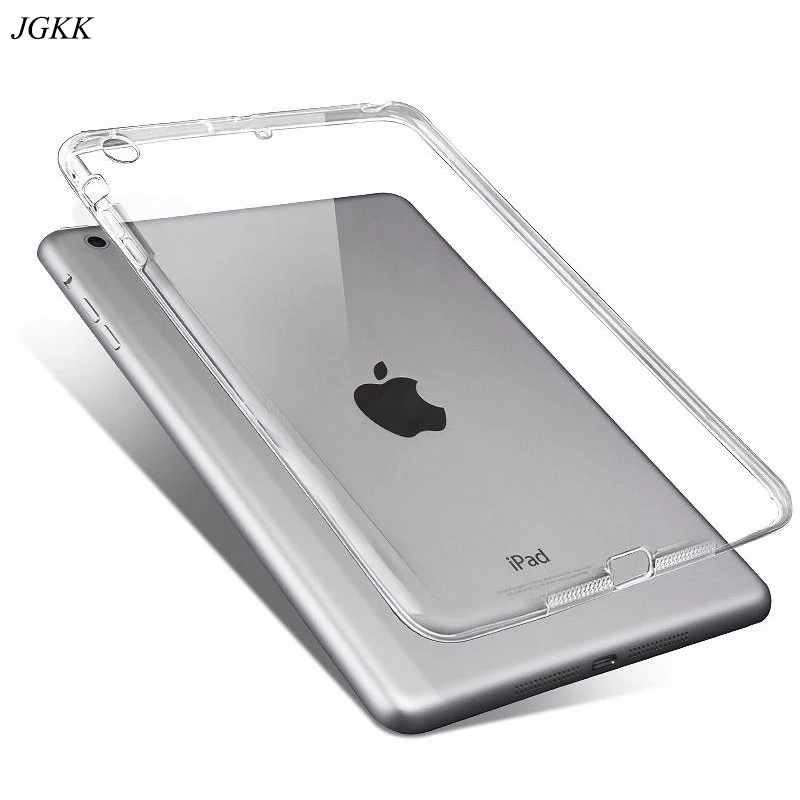 Для iPad 2 3 4 чехол силиконовый мягкий для Apple 9 7 2017 2018 s TPU Задний защитный 10 2019