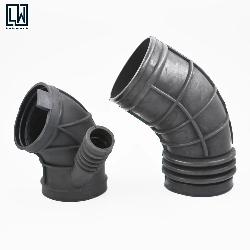 

Throttle Body Air Intake Boot Hose For BMW 13541438759+13541438761 New 2 Pcs