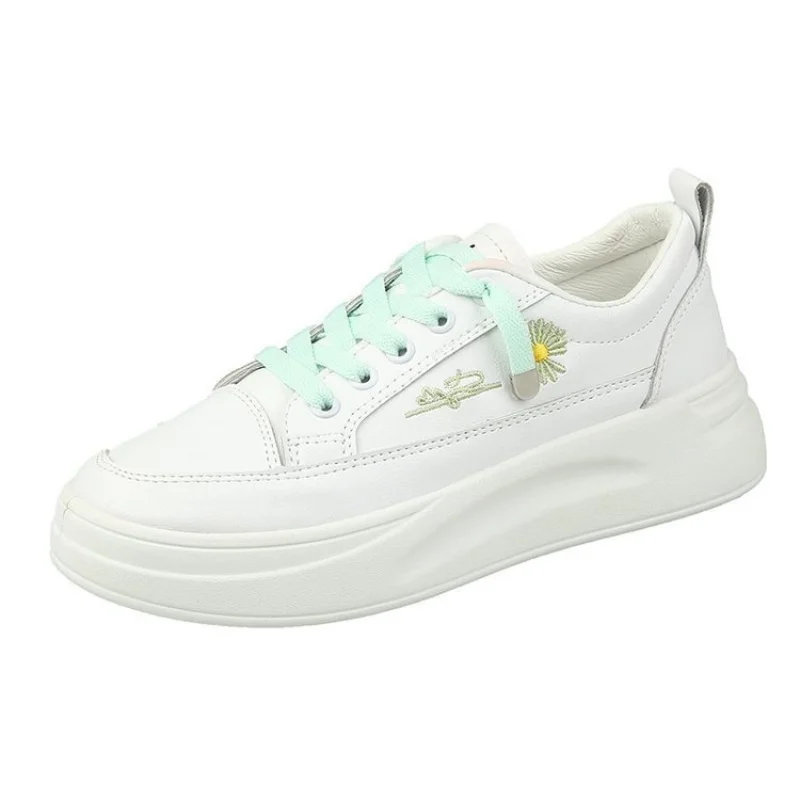 

2020 New Ulzzang Spring Tenis Feminino Lace-up White Shoes Woman PU Leather Solid Color Female Shoes Casual Women Shoes Sneakers