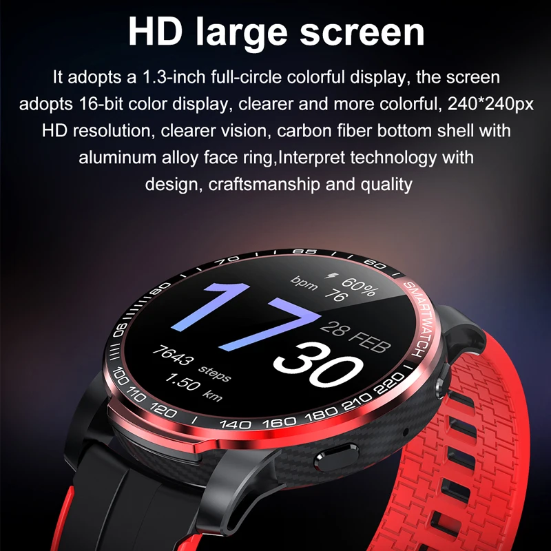 

LIGE Bluetooth Call Smart Watch Heart Rate Blood Oxygen Monitoring Information Reminder Sports Waterproof Smart Watch Music Play