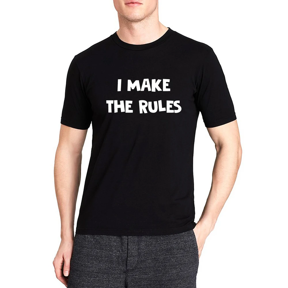I Make The Rules and Break одинаковые футболки для всей семьи папы и ребенка одежда