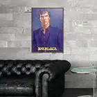 С принтом портрета кинозвезда плакат с шерлоком Водонепроницаемый женская обувь из парусины с принтом брызг выполненные картина маслом на холсте технической