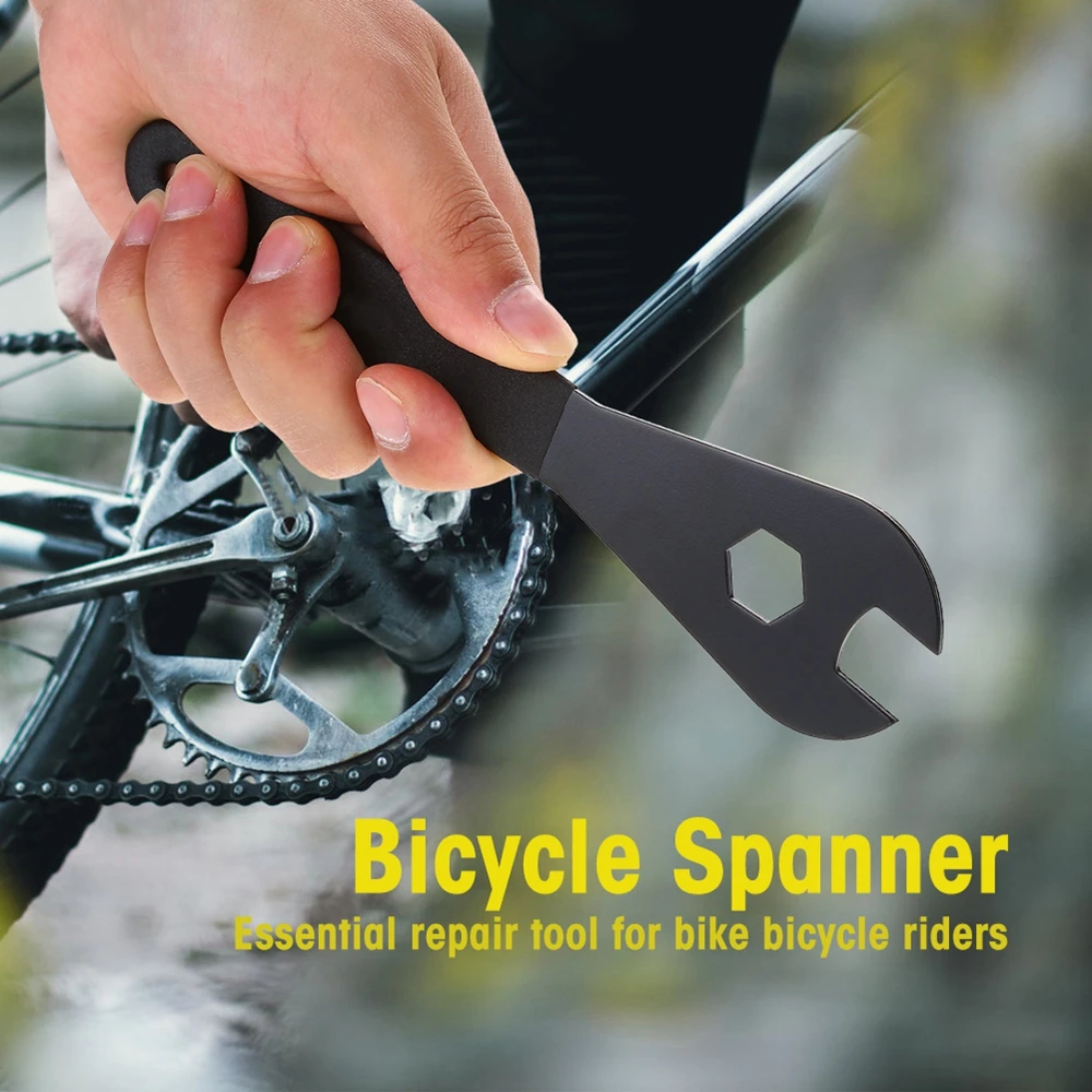 

Durable Multi-function Carbon Steel Cone Wrench Spanner Bike Bicycle Repair Tool Essential Repairing Item for Bike Riders