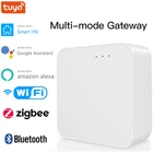 Умный шлюз Tuya ZigBee, хаб с сетчатым управлением, Wi-Fi, Bluetooth, для Tuya Life, Alexa, Google, с Alexa, Google Home