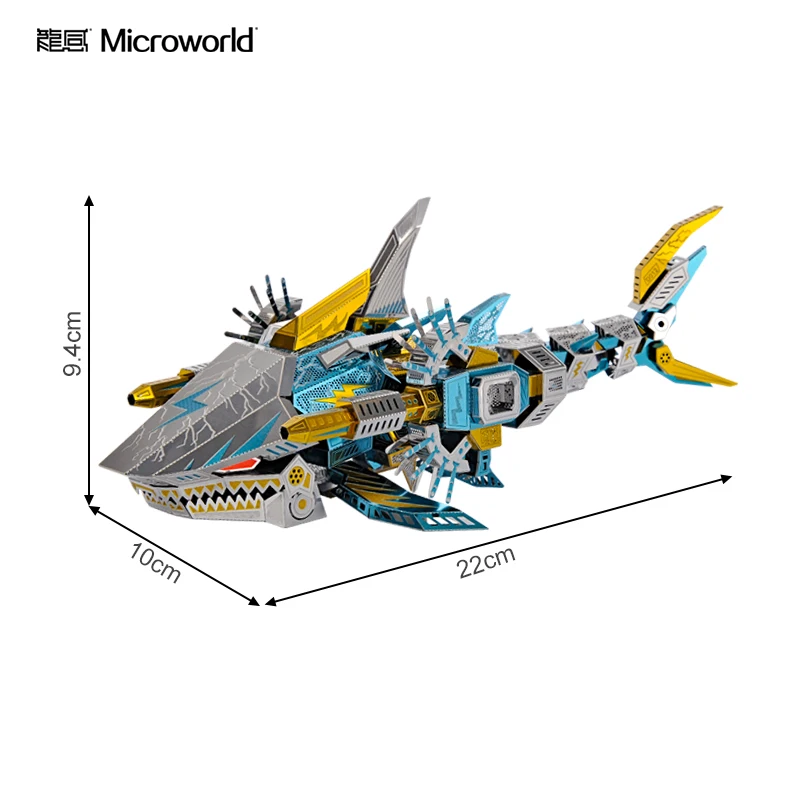 Microworld 3D металлическая головоломка фигурка игрушка наборы моделей глубоководной