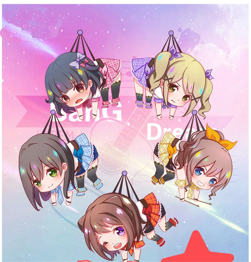 Аниме Bang Dream! Вечерние группы для девочек! Акриловый брелок косплей Хэллоуин