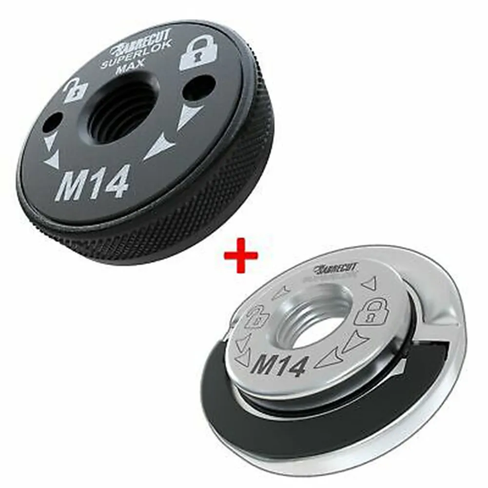 

2pcs Flange Nut Set Tools Professional Quick Release Nut M14 Screw For Bosch Metabo Angle Grinder