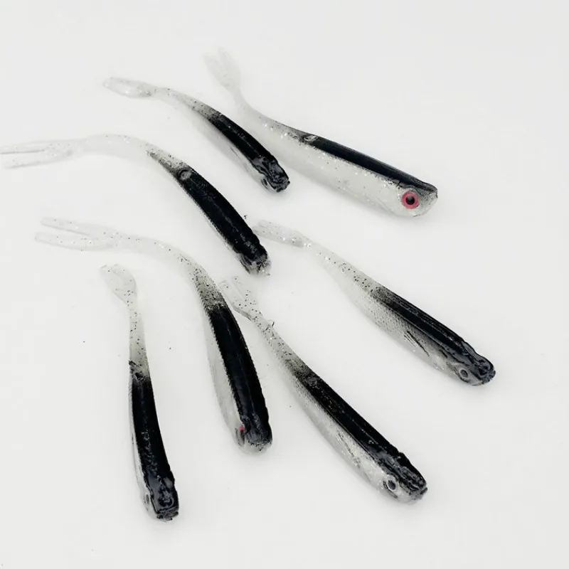 Мягкая приманка 75 мм силиконовые плавающие приманки искусственная рыба воблер