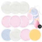 410 шт. многоразовые прокладки для снятия макияжа, бамбуковые моющиеся ватные прокладки, очищающие хлопковые косметические круглые дисковые инструменты для снятия макияжа