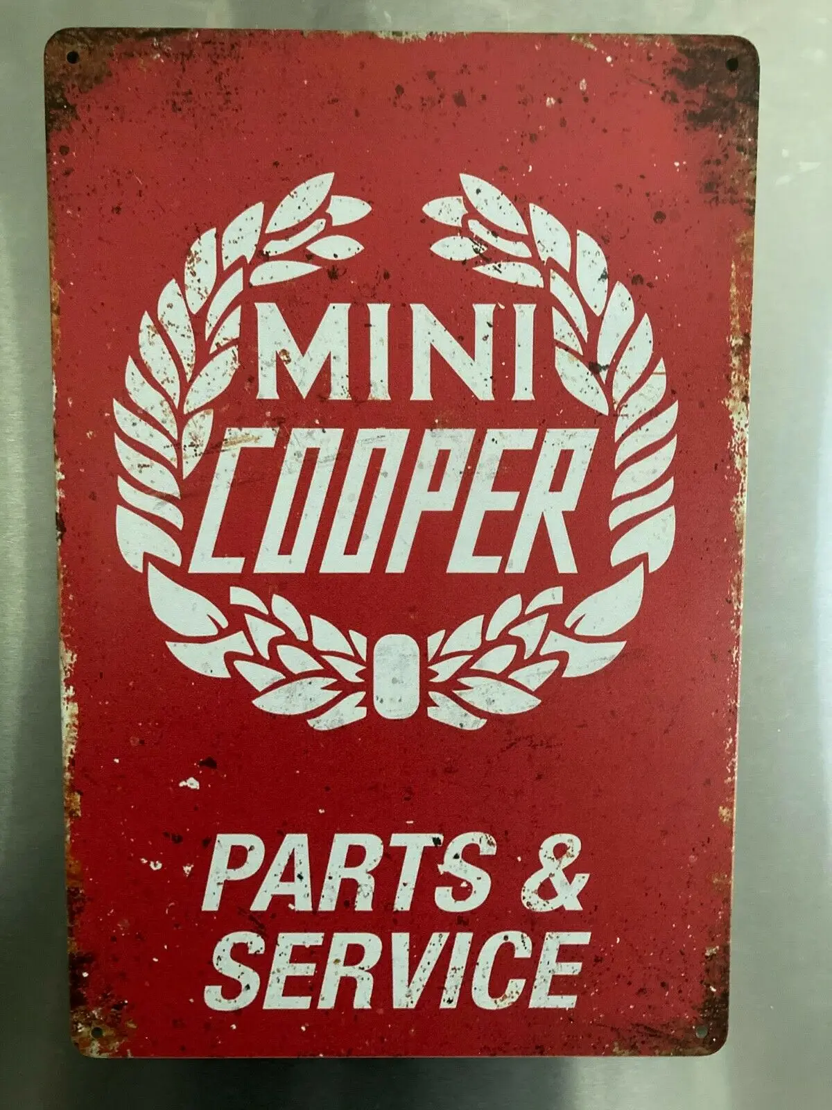 Mini Cooper знак Ретро мотор гаража пещера ручной стержень для кафе жестяная вывеска в