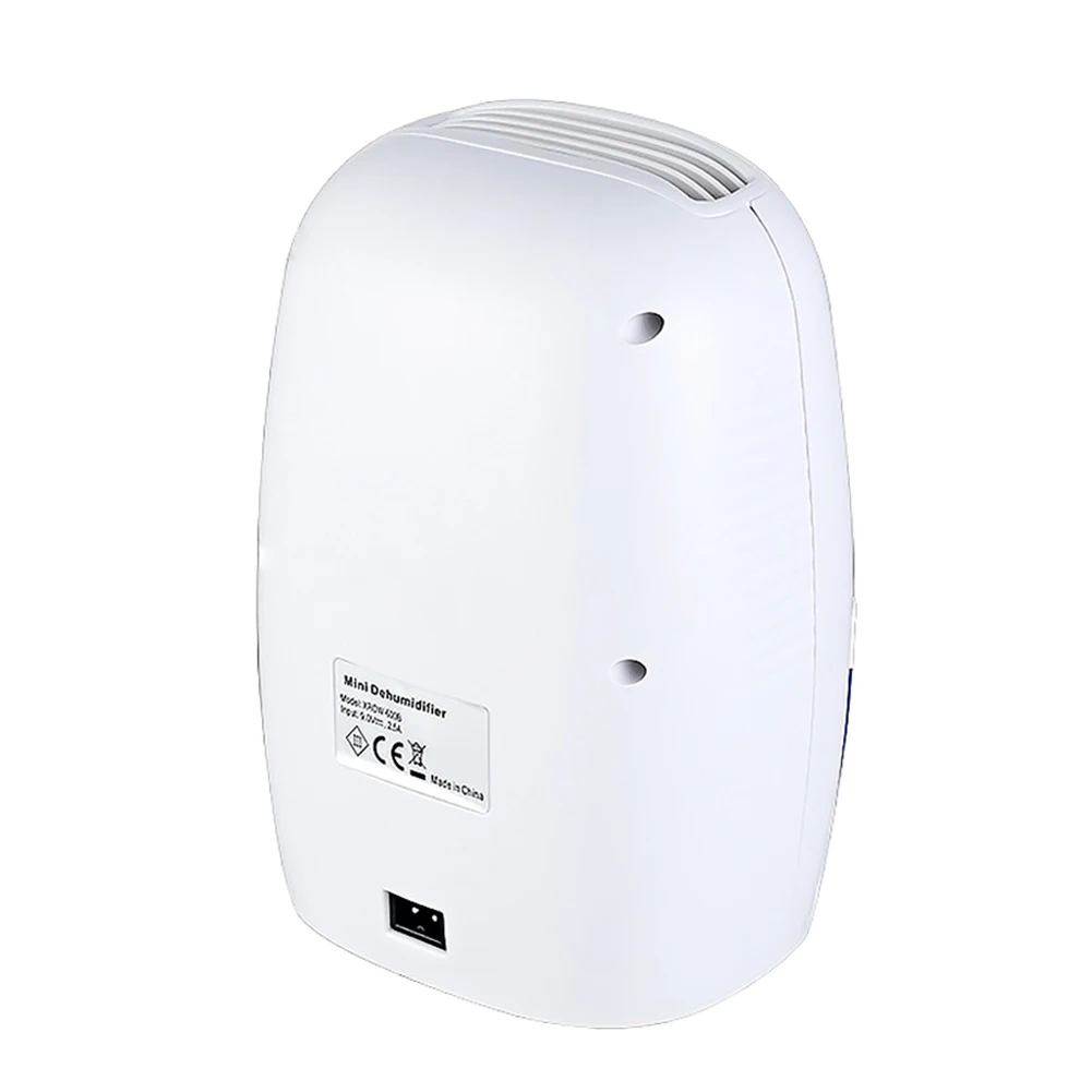 

Mini Dehumidifier Semiconductor Air Dryer Desiccant Moisture Absorber 500ML Water Tank for Cabinet Home Bedroom Kitchen Office