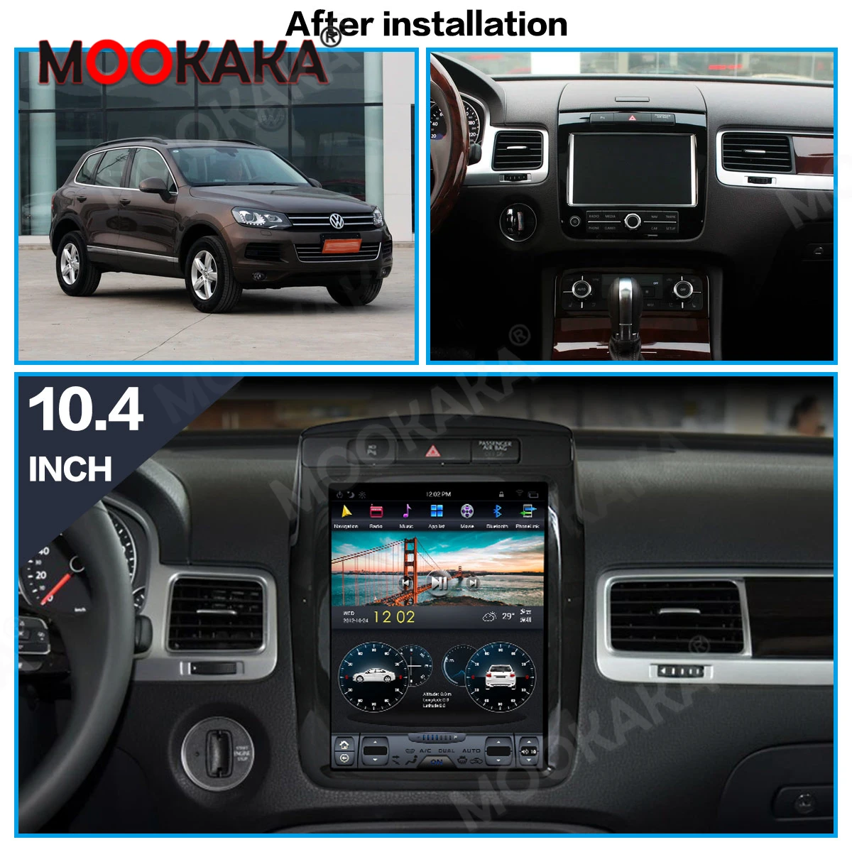 

For Volkswagen Touareg 2010 2011-2020 Car Video Radio Android 11 Radio DVD Player Audio Multimedia GPS HD Touch Screen Radio