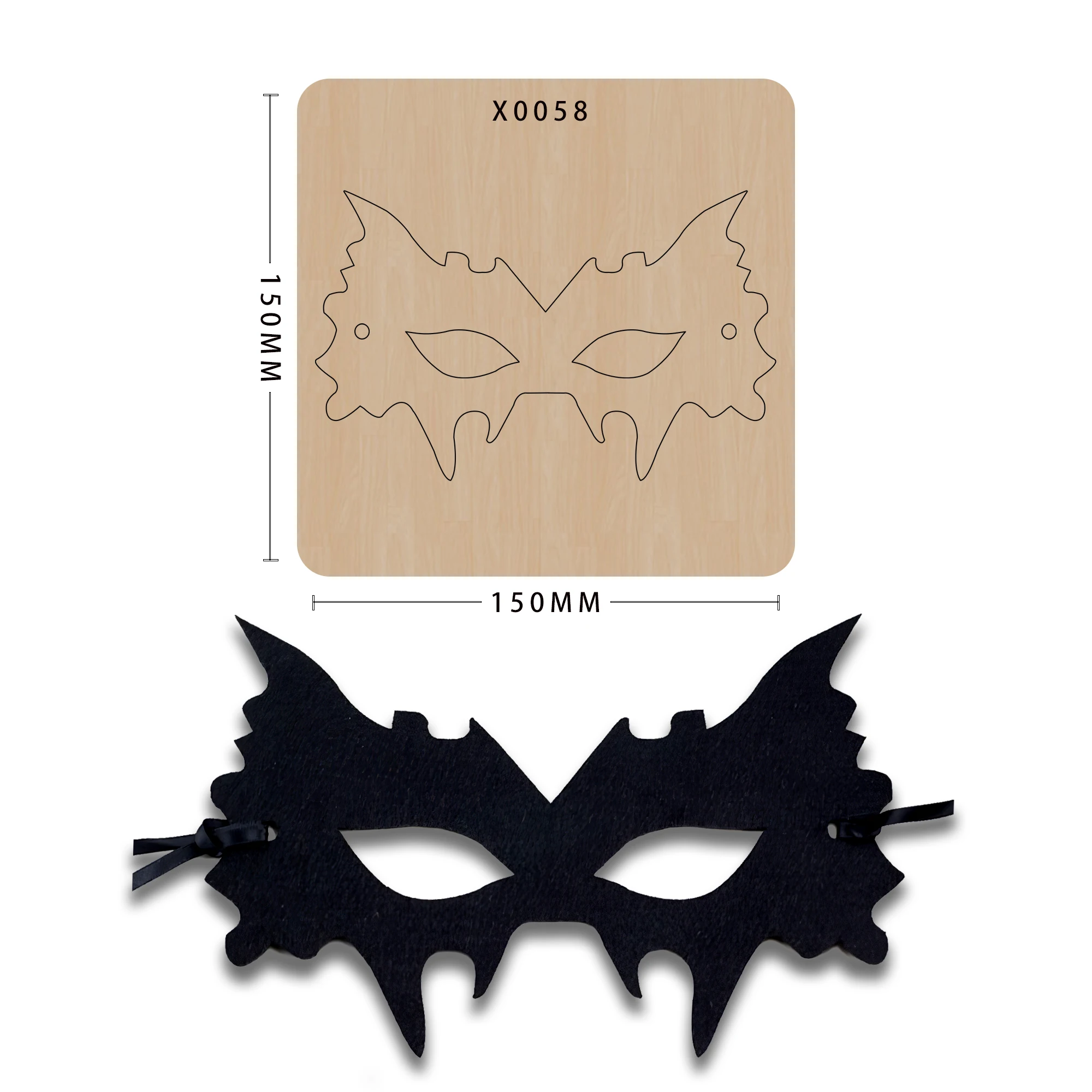 

Деревянные формы для высечки «сделай сам», лимитированная серия для Хэллоуина, рукоделия, изготовления декоративных изделий, шаблон