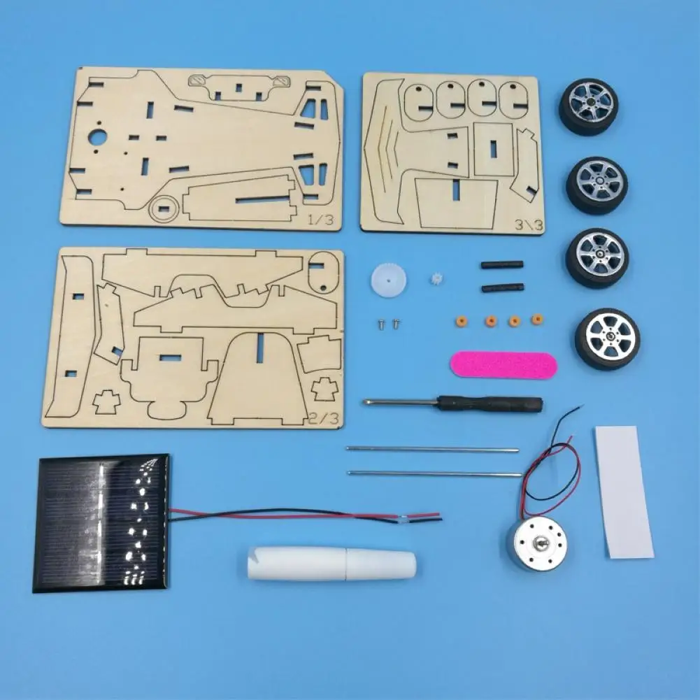 

Creative DIY Assembly Solar Power Car Model Scientific Experiment Education DIY Materials Toy Experimental
