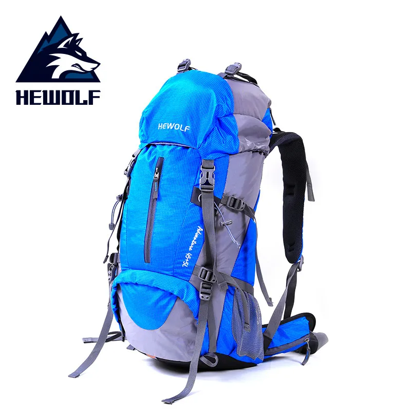 Goedkoop 50L Hoge Capaciteit Rugzak Professionele Klimmen Zak Outdoor Rugzak Camping Equip Trekking Rugzak Mannen Vrouwen