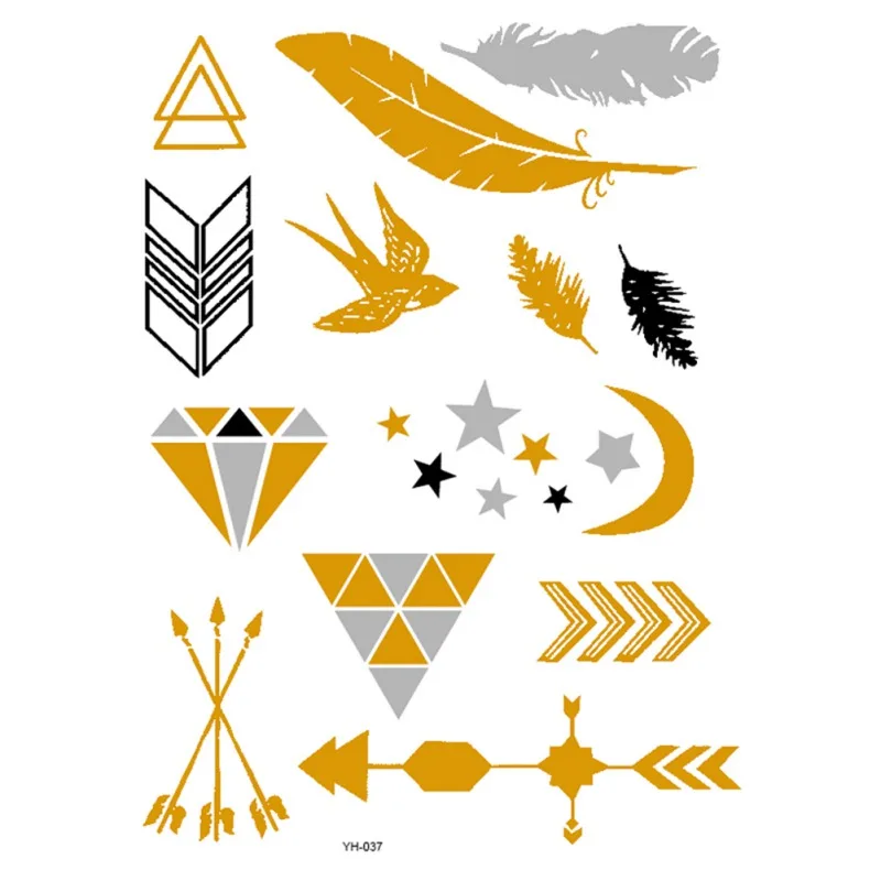 Boho Ethnic Style Fake Tattoos Stickers Unisex Temporary Sticker Mystic Colorful Beauty Body Art Pattern:# | Красота и здоровье