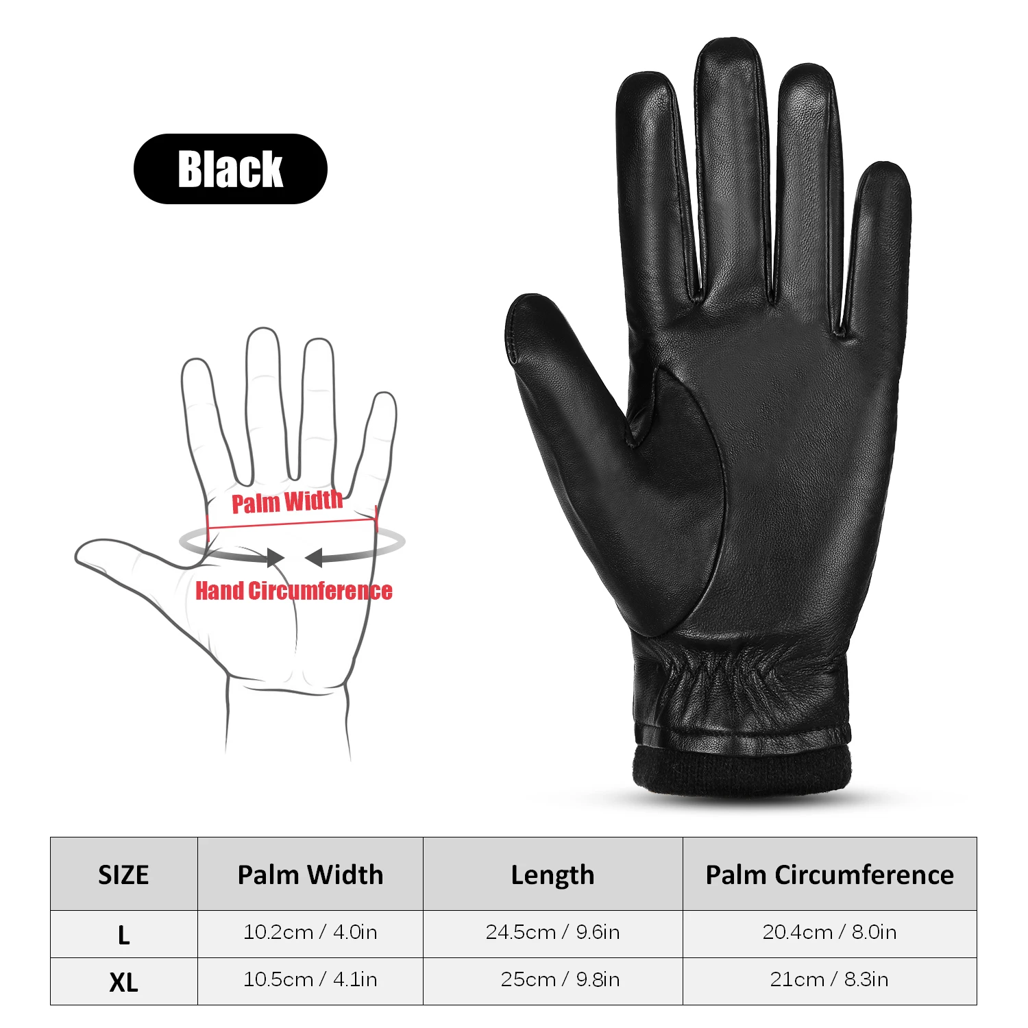 Перчатки мужские велосипедные из овечьей кожи теплые винтажные повседневные