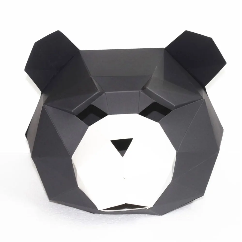 

Новинка, забавная панда, оригами, животное, маски предметы для вечеринок, декомпрессионная игрушка для отправки инструментов, детские развивающие подарки