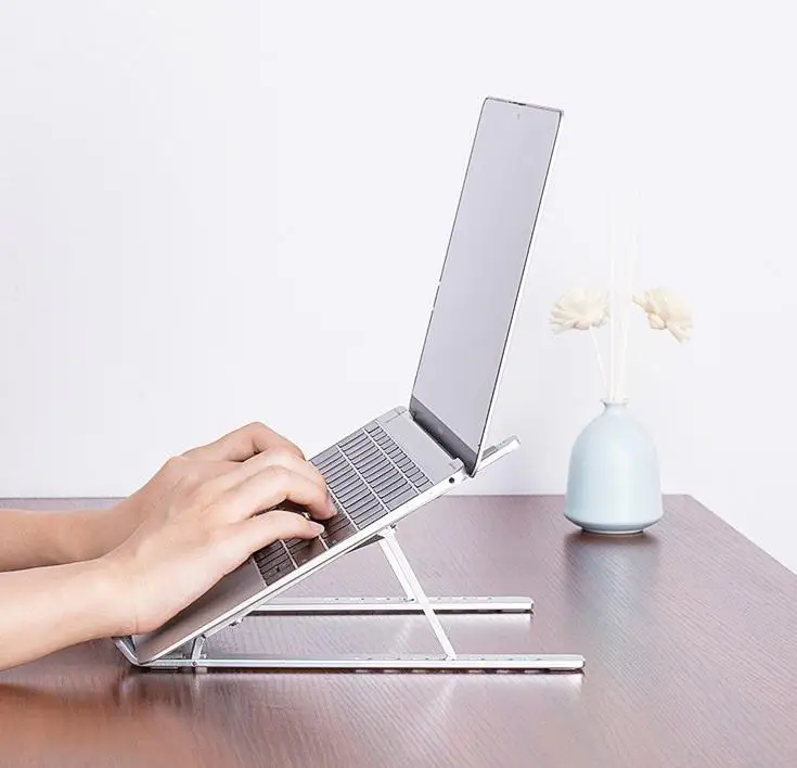 

Computer Brackets Aluminum Alloy Foldable Height Adjustable Laptop Stand
